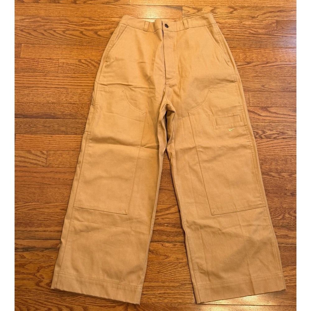 Nike FV8047-224 Carpenter Pants Big Kids XL Brown Canvas Utility Workwear Skater